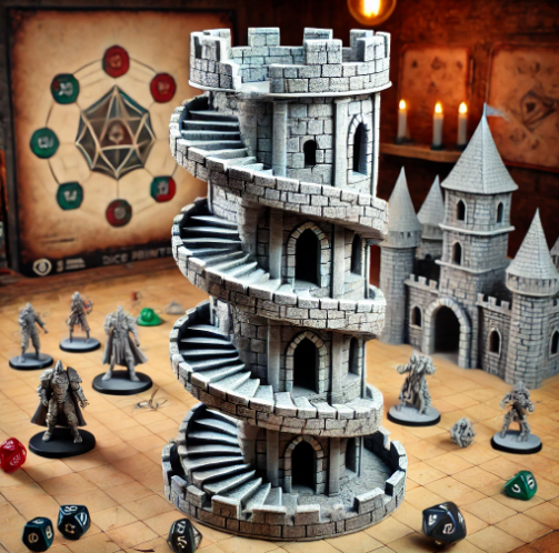 3d print huge dice tower