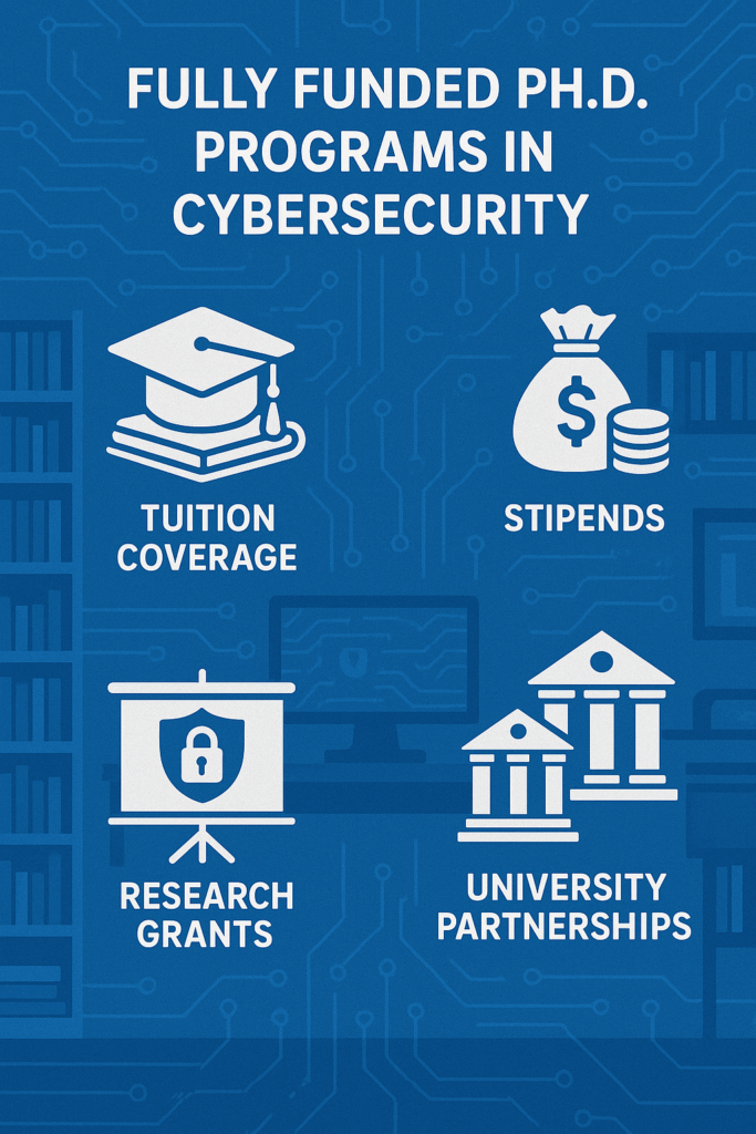 fully funded cybersecurity phd programs